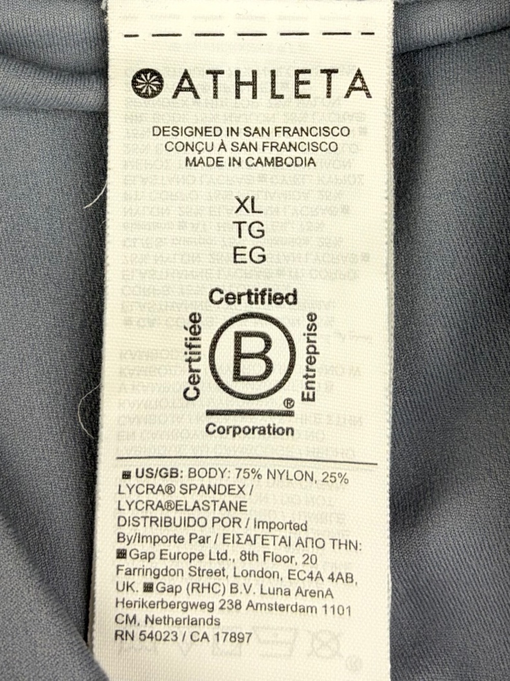Athleta Salutation Stash Active Wear Leggings Women's XL - Picture 2 of 7